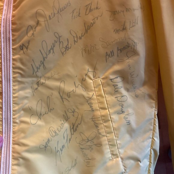 1974 Rare-Vintage Kaiser International PGA tournament Yellow Windbreaker - Picture 16 of 16